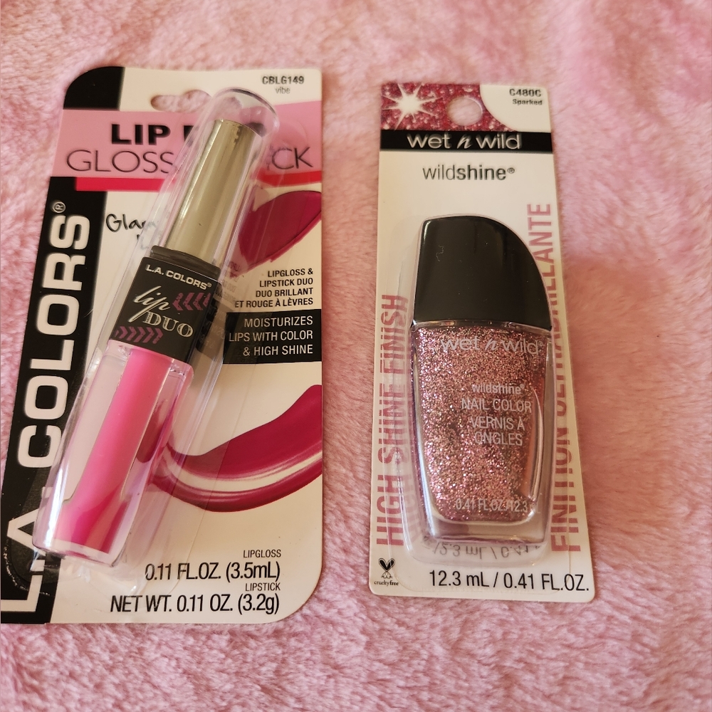 wet n wild Wildshine Nail Color - Sparkling Pink